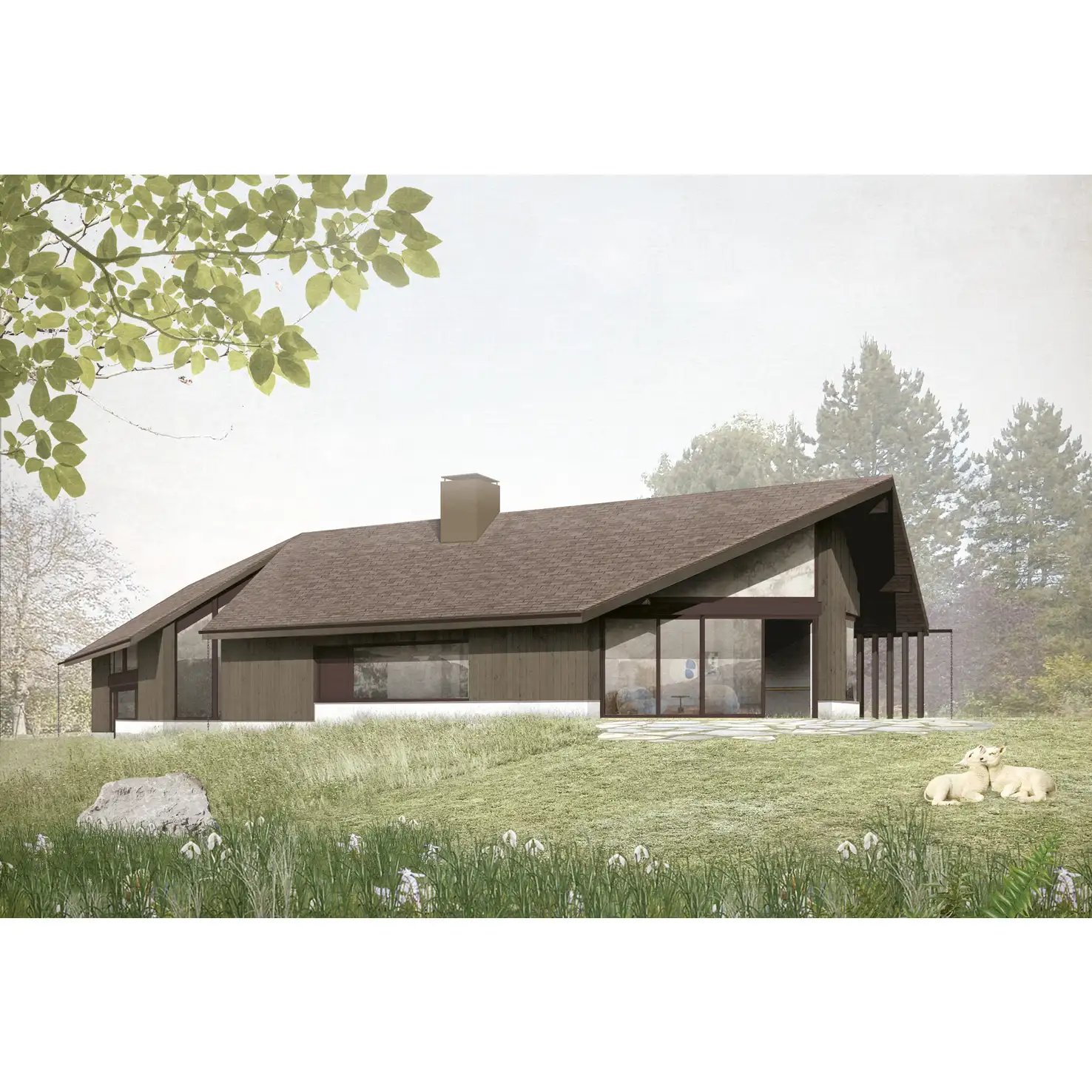 LOGEMENT_Maison à Champanges_Jardin