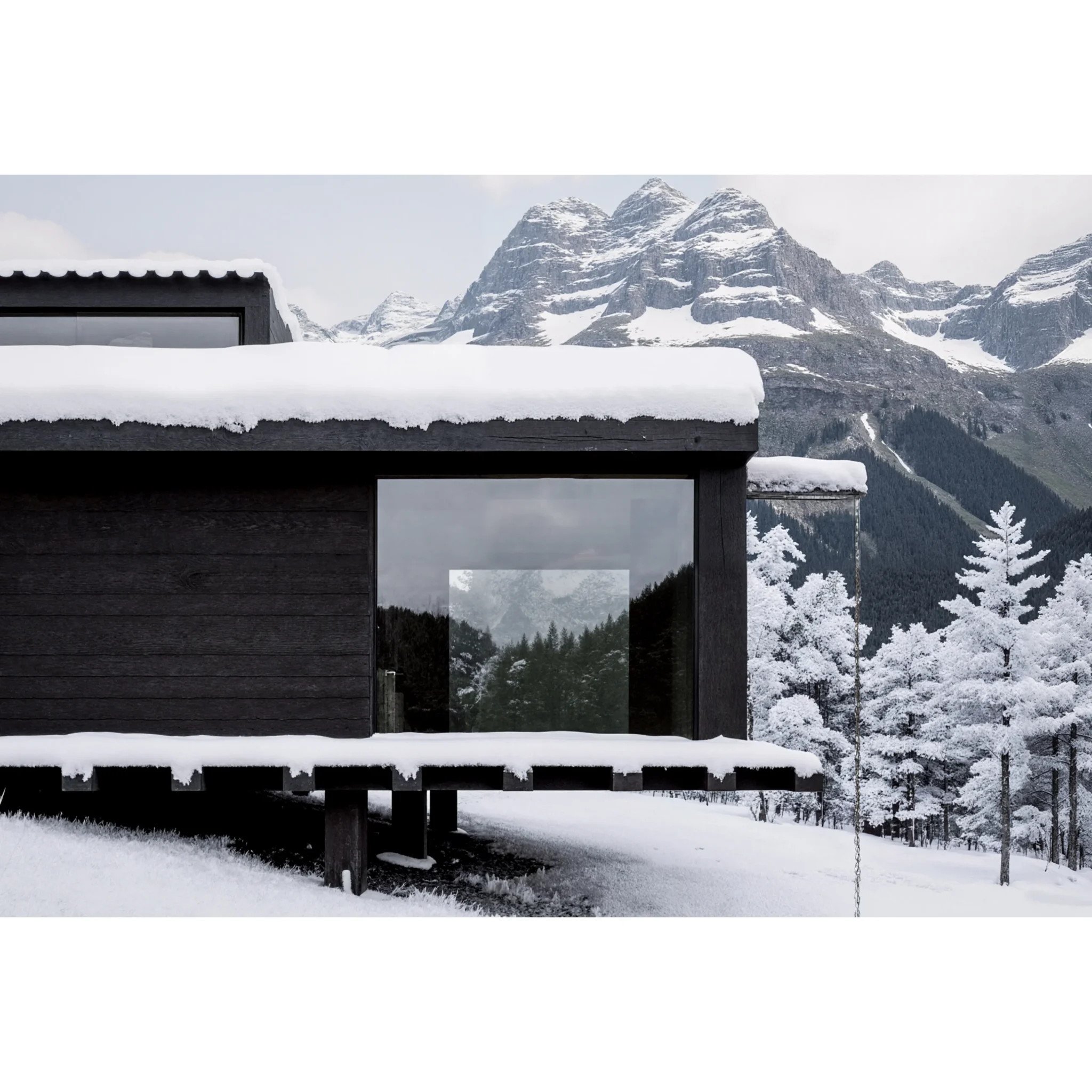 RECHERCHE_Etude pour une petit chalet d'altitude_Image
