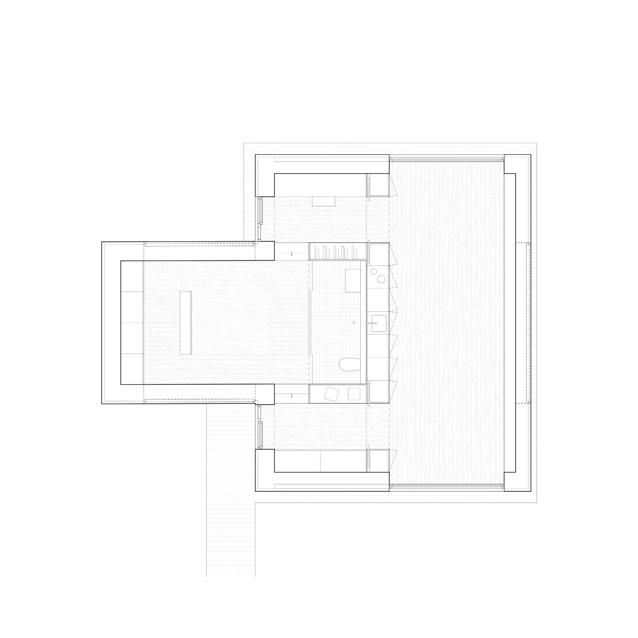 RECHERCHE_Etude pour une petit chalet d'altitude_Plan